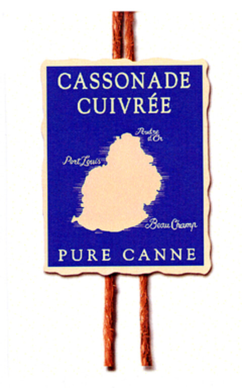 CASSONADE CUIVRÉE PURE CANNE Logo (EUIPO, 02.10.2003)