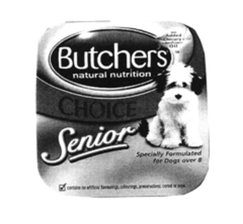 Butcher's Senior natural nutrition Logo (EUIPO, 16.10.2006)