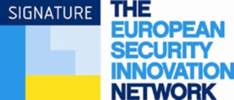 SIGNATURE - THE EUROPEAN SECURITY INNOVATION NETWORK Logo (EUIPO, 08.02.2011)