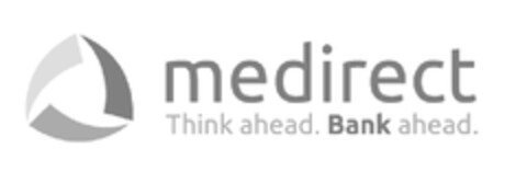 MEDIRECT THINK AHEAD. BANK AHEAD Logo (EUIPO, 08.05.2013)