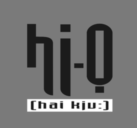 hi-Q (hai kju:) Logo (EUIPO, 20.01.2014)