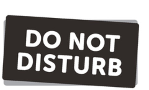 DO NOT DISTURB Logo (EUIPO, 08/19/2015)