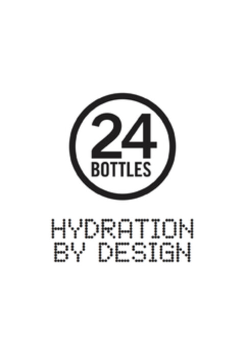 24 BOTTLES HYDRATION BY DESIGN Logo (EUIPO, 27.03.2018)