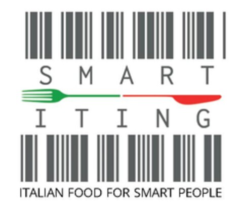 SMARTITING ITALIAN FOOD FOR SMART PEOPLE Logo (EUIPO, 15.06.2018)