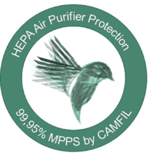 HEPA Air Purifier Protection 99,95% MPPS by CAMFIL Logo (EUIPO, 29.05.2020)