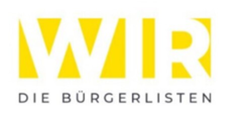 WIR DIE BÜRGERLISTEN Logo (EUIPO, 12.08.2020)