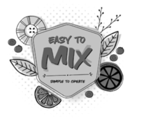 EASY TO MIX SIMPLE TO CREATE Logo (EUIPO, 17.08.2020)