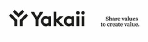 Yakaii  Share values to create value. Logo (EUIPO, 11/12/2020)