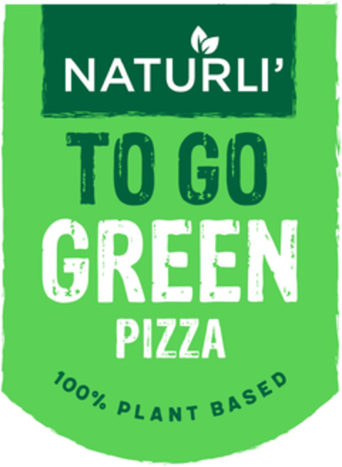 NATURLI’ TO GO GREEN PIZZA 100% PLANT BASED Logo (EUIPO, 11/23/2020)