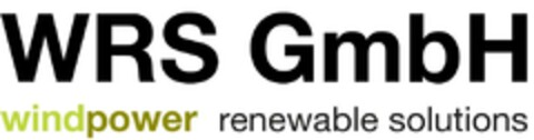 WRS GmbH windpower renewable solutions Logo (EUIPO, 01.03.2021)