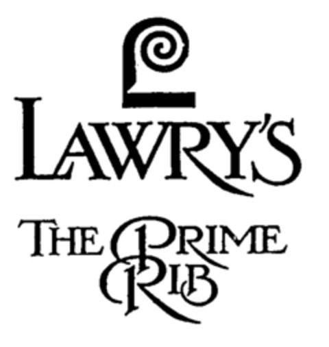 L LAWRY´S THE PRIME RIB Logo (EUIPO, 04/01/1996)