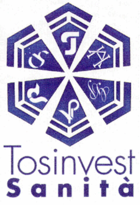 Tosinvest Sanità Logo (EUIPO, 17.04.1997)