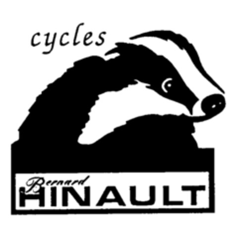 cycles Bernard HINAULT Logo (EUIPO, 20.01.1997)