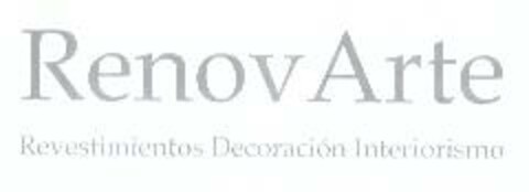 Renov Arte Revestimientos Decoración Interiorismo Logo (EUIPO, 18.02.2003)