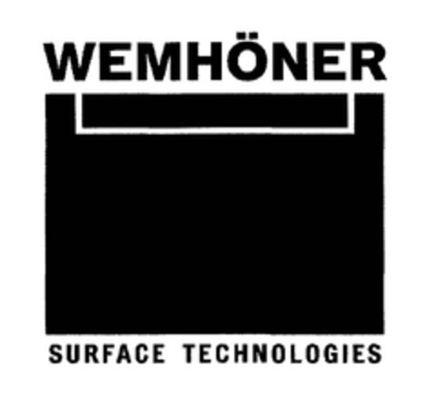 WEMHÖNER SURFACE TECHNOLOGIES Logo (EUIPO, 19.12.2006)