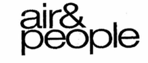 air & people Logo (EUIPO, 14.11.2008)