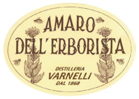 AMARO DELL'ERBORISTA DISTILLERIA VARNELLI DAL 1868 Logo (EUIPO, 25.02.2011)