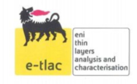 E-TLAC  Eni thin layers analysis and characterisation Logo (EUIPO, 23.05.2013)