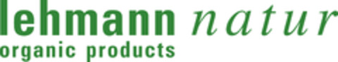 lehmann natur organic products Logo (EUIPO, 24.06.2015)