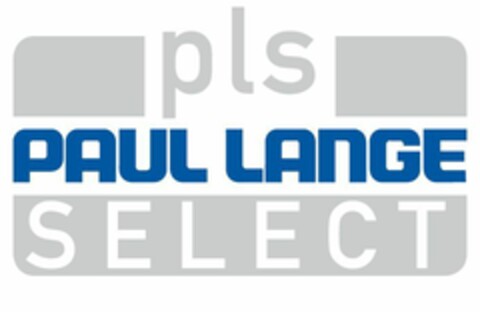 pls PAUL LANGE SELECT Logo (EUIPO, 11/08/2019)