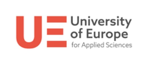 UE University of Europe for Applied Sciences Logo (EUIPO, 23.04.2021)