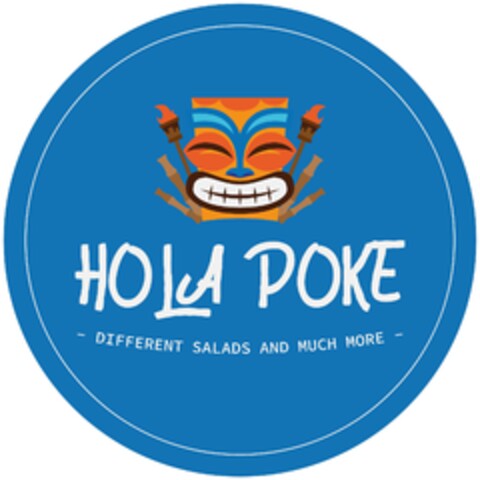 HOLA POKE - DIFFERENT SALADS AND MUCH MORE - Logo (EUIPO, 06/04/2021)