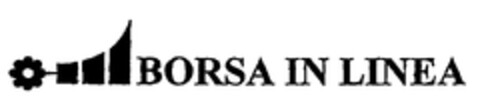 BORSA IN LINEA Logo (EUIPO, 06/20/2000)