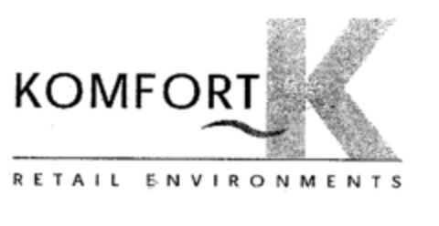 KOMFORT K RETAIL ENVIRONMENTS Logo (EUIPO, 14.01.2002)