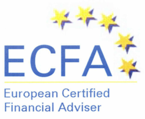 ECFA European Certified Financial Adviser Logo (EUIPO, 23.05.2002)