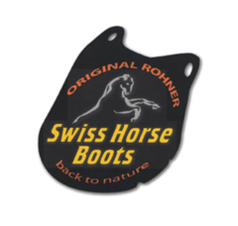 ORIGINAL ROHNER Swiss Horse Boots back to nature Logo (EUIPO, 08.05.2006)