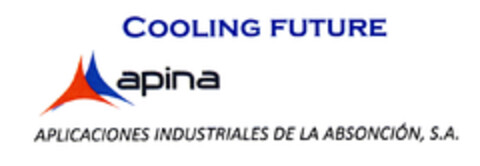 COOLING FUTURE apina APLICACIONES INDUSTRIALES DE LA ABSORCIÓN, S. A. Logo (EUIPO, 23.06.2008)