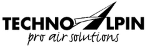 TECHNOALPIN PRO AIR SOLUTIONS Logo (EUIPO, 31.07.2009)