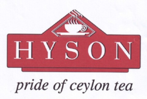 HYSON  PRIDE OF CEYLON TEA Logo (EUIPO, 22.09.2009)