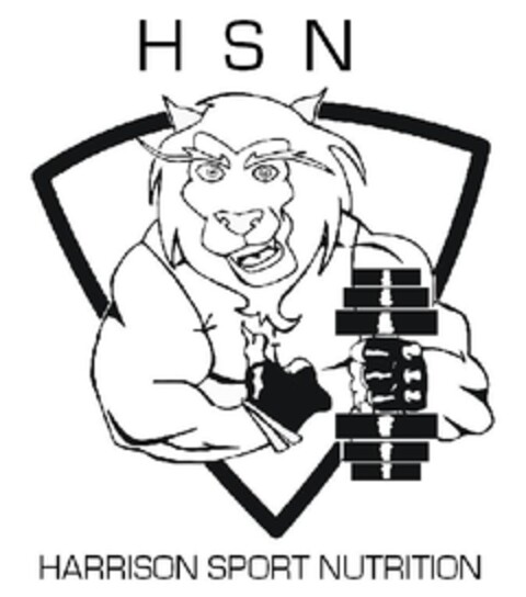 HSN HARRISON SPORT NUTRITION Logo (EUIPO, 17.11.2009)