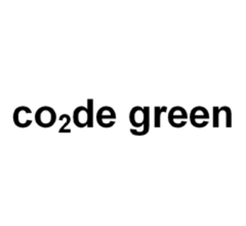 co2de green Logo (EUIPO, 12/16/2009)