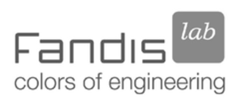 FANDIS LAB COLORS OF ENGINEERING Logo (EUIPO, 12/17/2009)