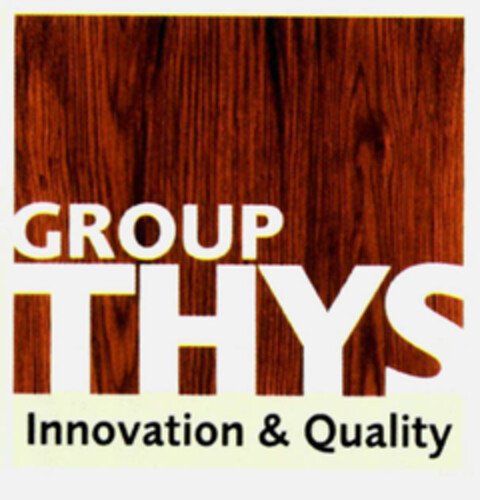 GROUP THYS Innovation & Quality Logo (EUIPO, 29.06.2010)