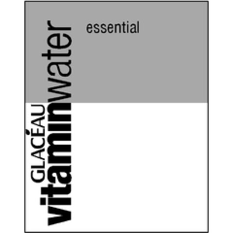 GLACEAU VITAMINWATER ESSENTIAL Logo (EUIPO, 26.06.2012)