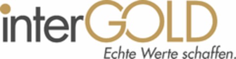 interGOLD Echte Werte schaffen. Logo (EUIPO, 07/18/2014)