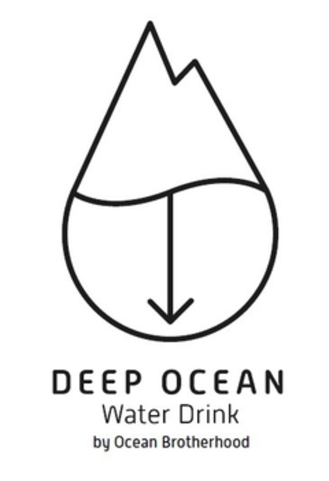 DEEP OCEAN WATER DRINK BY OCEAN BROTHERHOOD Logo (EUIPO, 26.04.2016)