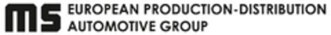 MS EUROPEAN PRODUCTION-DISTRIBUTION AUTOMOTIVE GROUP Logo (EUIPO, 28.07.2016)