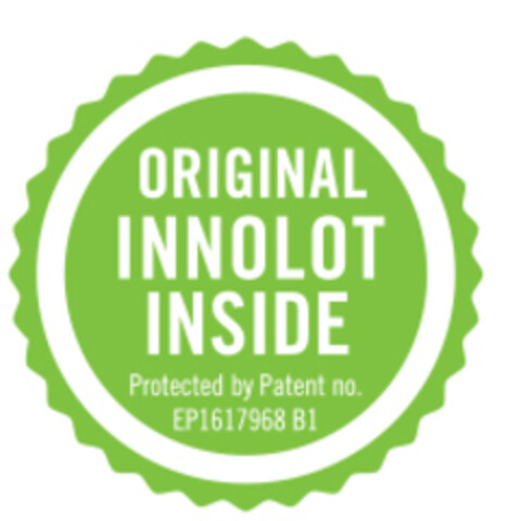 ORIGINAL INNOLOT INSIDE Protected by Patent no. EP1617968 B1 Logo (EUIPO, 06.09.2019)