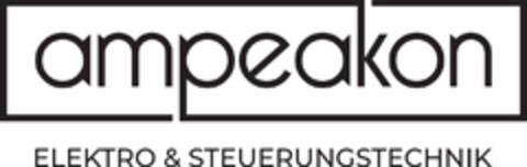 ampeakon ELEKTRO & STEUERUNGSTECHNIK Logo (EUIPO, 31.08.2022)