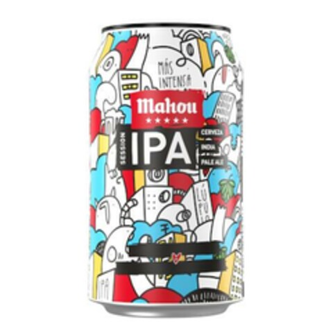 MAHOU SESSION IPA CERVEZA INDIA PALE ALE MÁS INTENSA LÚPULO Logo (EUIPO, 26.09.2024)