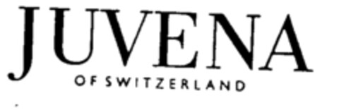 JUVENA OF SWITZERLAND Logo (EUIPO, 19.08.1996)