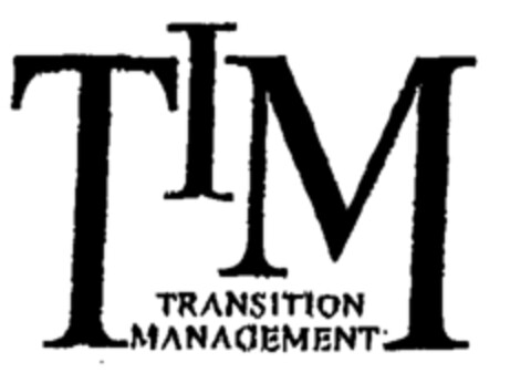 TIM TRANSITION MANAGEMENT Logo (EUIPO, 28.10.1999)