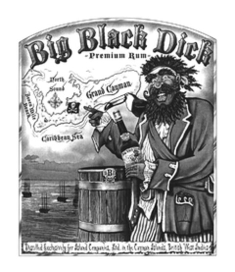 Big Black Dick -Premium Rum- Logo (EUIPO, 16.06.2003)