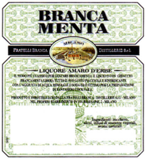 BRANCA MENTA Logo (EUIPO, 05/06/2005)