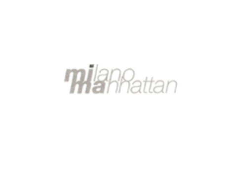 milano manhattan Logo (EUIPO, 10/27/2005)