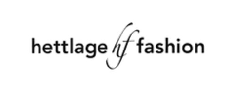 hettlage hf fashion Logo (EUIPO, 11/17/2005)